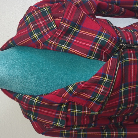 Plaid moto jacket - Picture 3 of 9